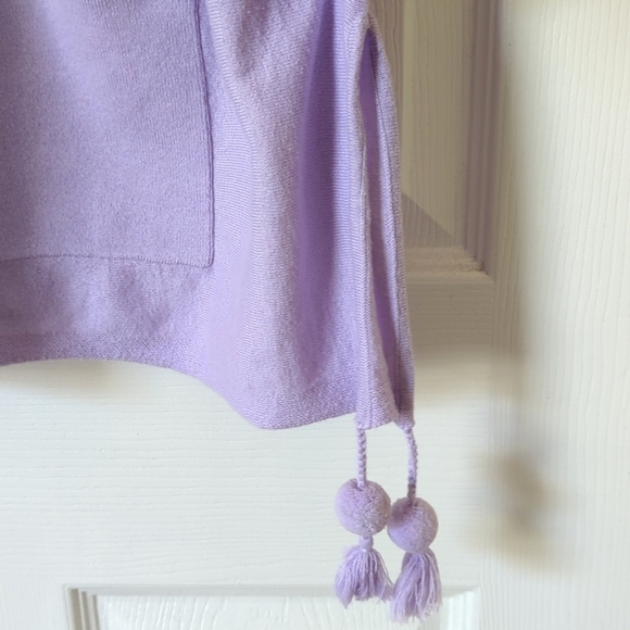 Lilly Pulitzer Elba Light Oversized Boat Neck Quarter Sleeve Sweater Lilac M - Picture 9 of 13